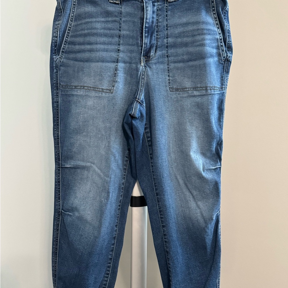 Torrid Mid-Rise Denim Joggers